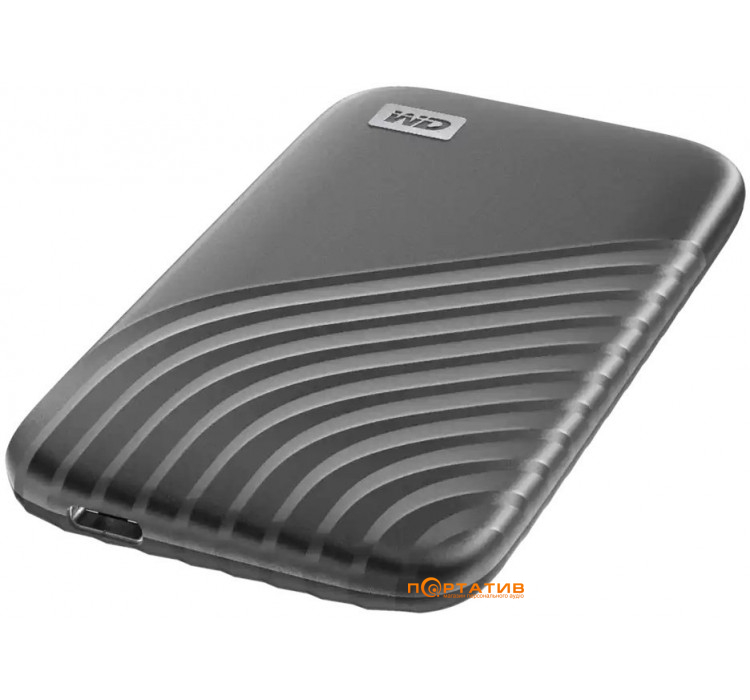USB SSD накопичувач WD My Passport SSD 4TB USB 3.2 Space Gray (WDBAGF0040BGY-WESN)