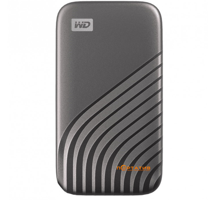 USB SSD накопичувач WD My Passport SSD 4TB USB 3.2 Space Gray (WDBAGF0040BGY-WESN)