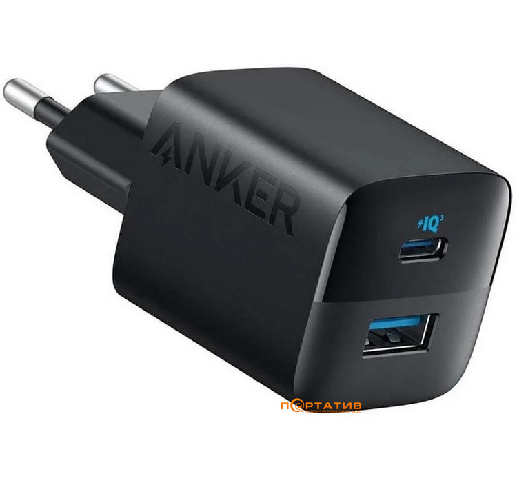 Зарядное устройство Anker PowerPort 323 - 33W Dual-Port Black (A2331G11)