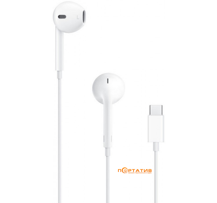Навушники Apple EarPods with USB-C White (MYQY3ZM/A)