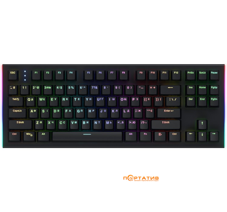 Ігрова клавіатура HATOR Gravity X TKL Orange Black (HTK550UA)