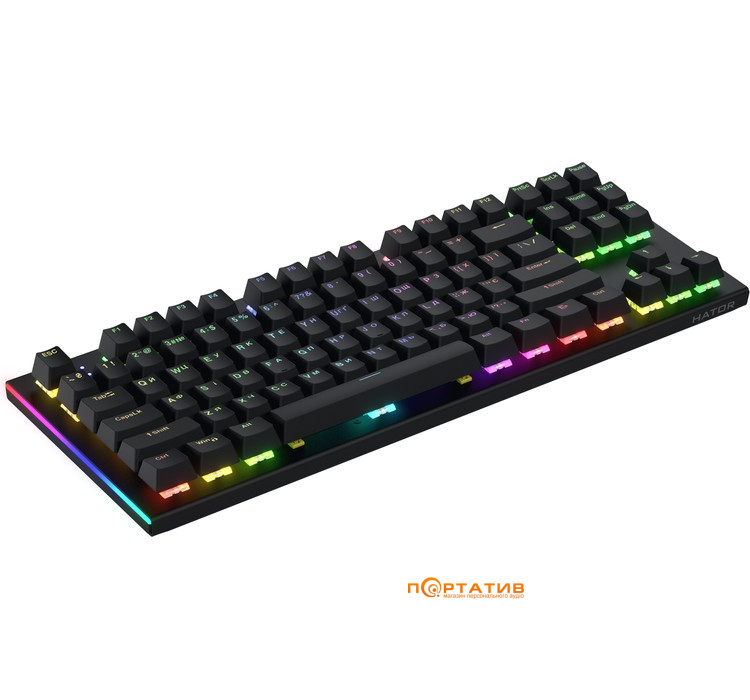 Ігрова клавіатура HATOR Gravity X TKL Orange Black (HTK550UA)