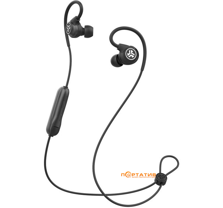 Навушники Jlab Fit Sport 3 Wireless Black (IEUEBFITSPORTRBLK123)
