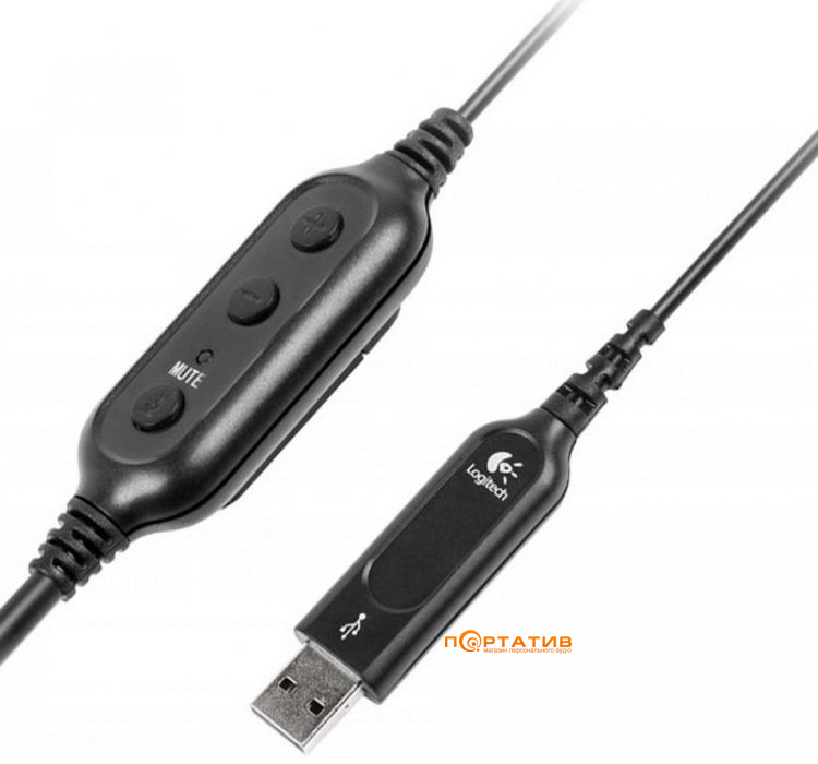 Гарнітура Logitech PC 960 Headset USB (981-000100)