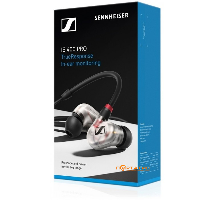 Наушники Sennheiser IE 400 Pro Clear (507484)