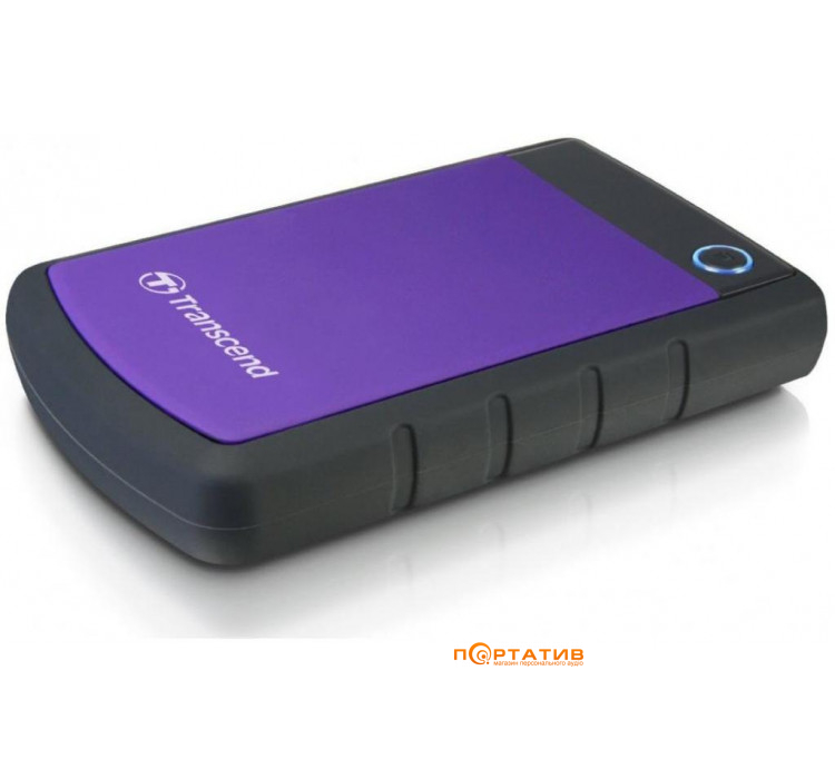 USB HDD накопичувач Transcend Transcend 4000Gb StoreJet 25H3P 25 SATA Anti-Shock (TS4TSJ25H3P)