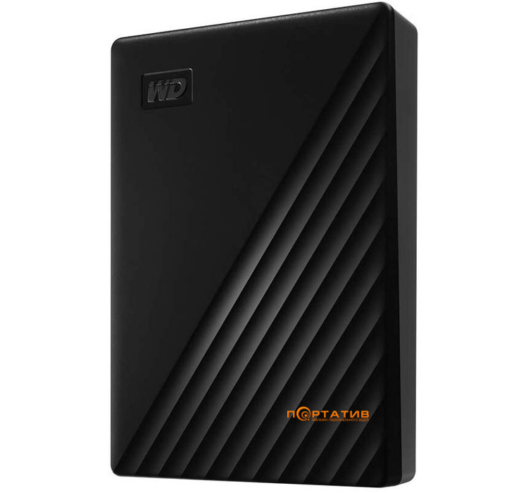 USB HDD накопичувач WD My Passport 4TB Black (WDBPKJ0040BBK-WESN)
