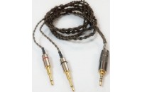 Аксессуары для наушников Era Cable Balanced 2.5mm OCC Coffee Flex (HE-series, OPPO)
