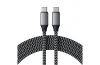 Кабелі та перехідники Satechi USB4 C to C Cable 100W Space Gray (80 cm) (ST-U4C80M)